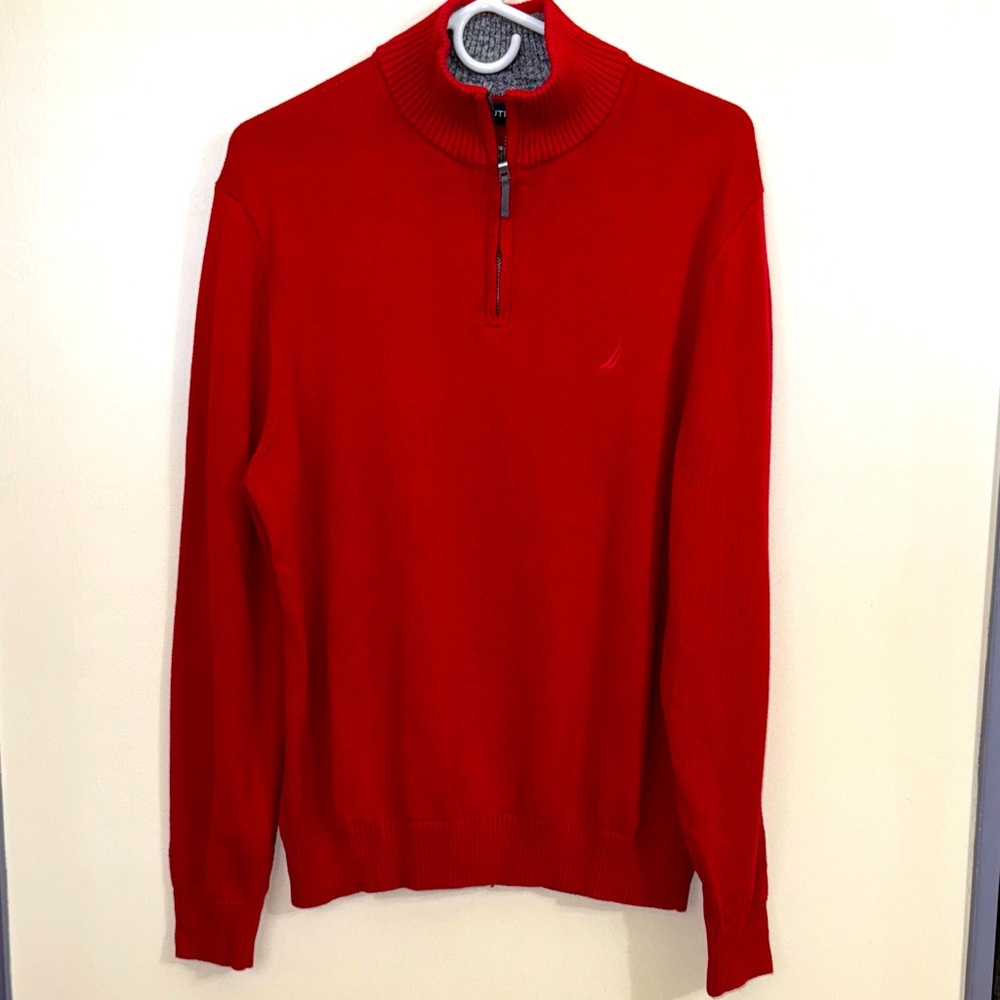 Nautica 1/4 Zip Cotton Pullover